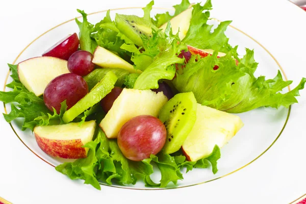 Lettuce, Apple and Grapes Salad — Stock Photo, Image