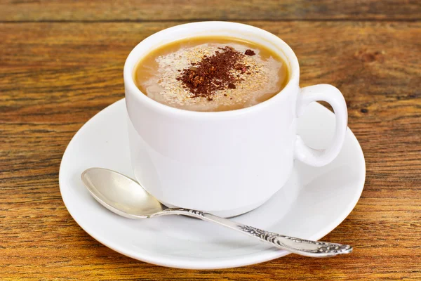 Kahve çikolata koyu arka planda Retro Vintage ile