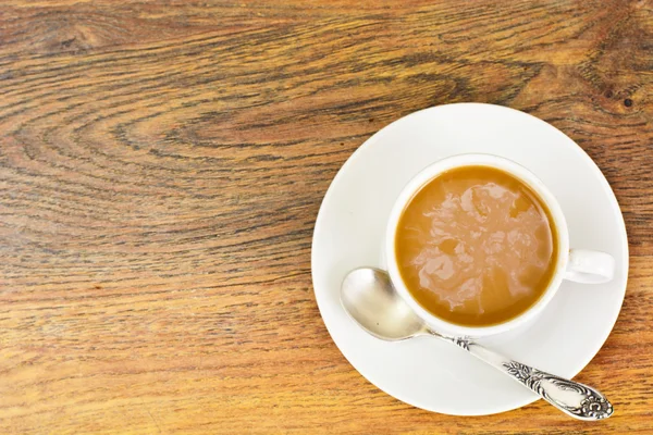 Kahve çikolata koyu arka planda Retro Vintage ile