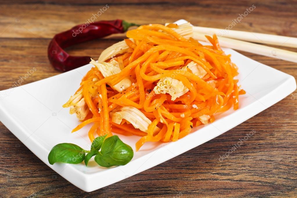 калорийность корейская морковь со спаржей