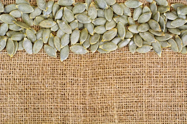 Healthy Food: Pumpkin Seeds and Pumpkin — Stock Photo, Image