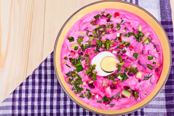 Kalte Rübensuppe — Stockfoto