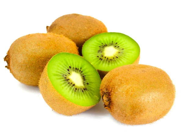 Čerstvé chutné Kiwi izolovaných na bílém pozadí — Stock fotografie