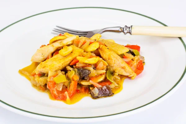 Hindistan cevizi sütü, Asya Sebze Izgara tavuk, soya Sa