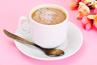 Kahve çikolata koyu arka planda Retro Vintage ile