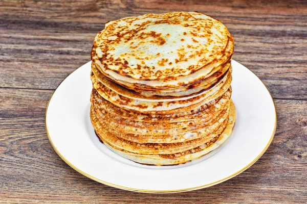 Leckere Pfannkuchen stapeln — Stockfoto