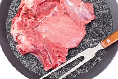 Parça taze çiğ Dana eti, Dana eti