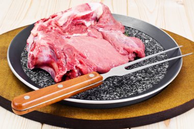 Parça taze çiğ Dana eti, Dana eti