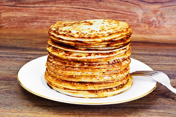 Pancakes savoureux pile — Photo