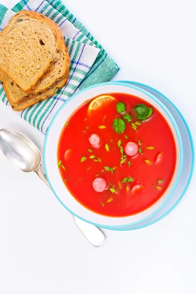 Paradicsom leves-lemez. Nemzeti olasz konyha — Stock Fotó