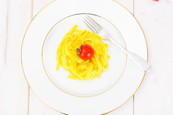 Comida sem carne: Espaguete — Fotografia de Stock