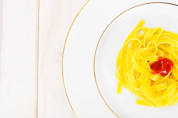 Comida sem carne: Espaguete — Fotografia de Stock