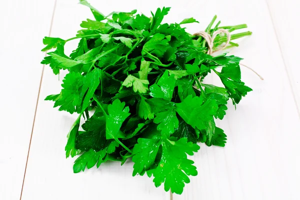 Fresh Parsley on a Wooden Boards — Stok Foto