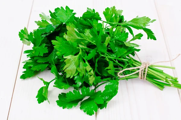 Fresh Parsley on a Wooden Boards — Stok Foto