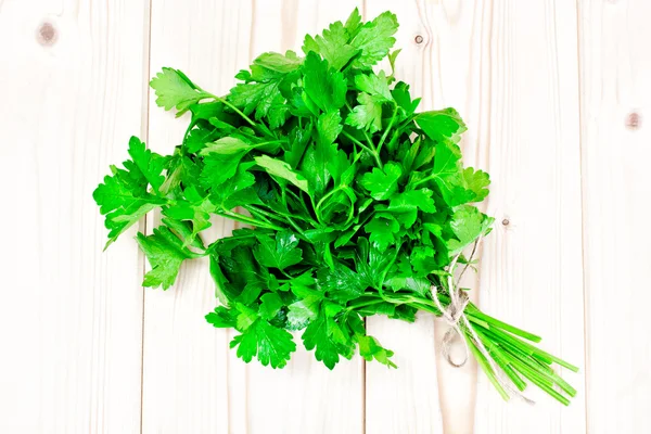 Fresh Parsley on a Wooden Boards — Stok Foto