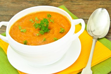 Havuç kremi çorbası diyet gıda