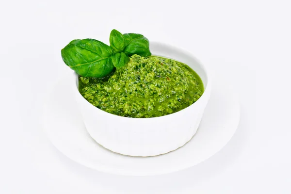 Pesto Sauce with Basil — Stock Photo, Image