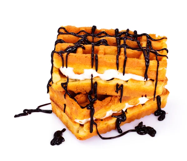 Viena, waffles belgas — Fotografia de Stock