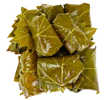 Dan ile bir kıyılmış yaprak dolma