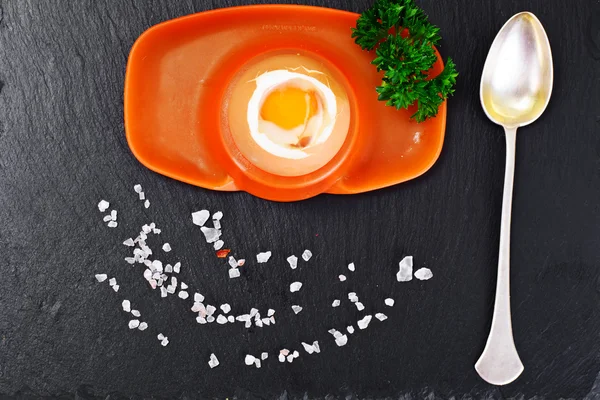 Huevo hervido cocido — Foto de Stock