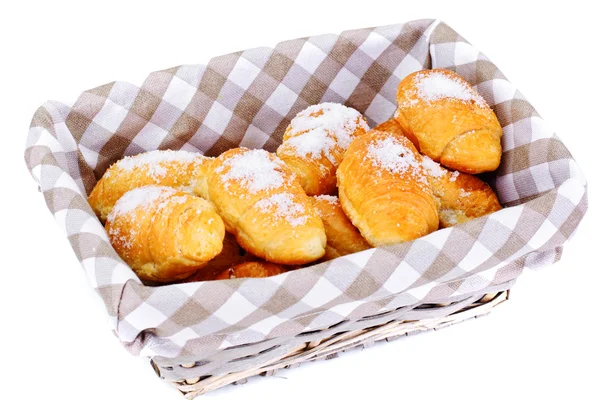 Deliziosi croissant francesi croccanti — Foto Stock