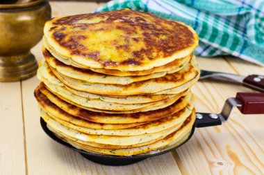 Lezzetli kek yığını