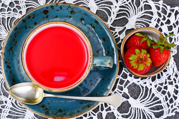 Tasty Sweet Strawberry Compote — Stock Photo, Image