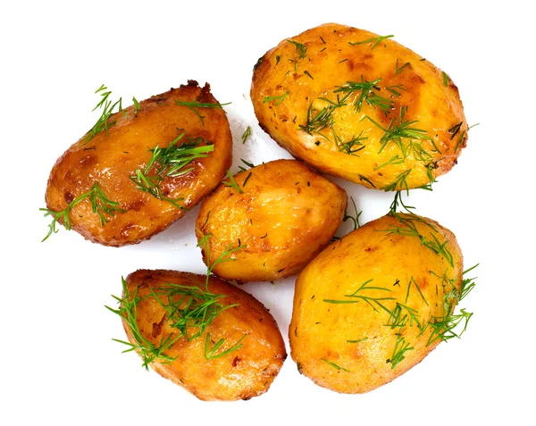 Fırında patates dereotu — Stok fotoğraf