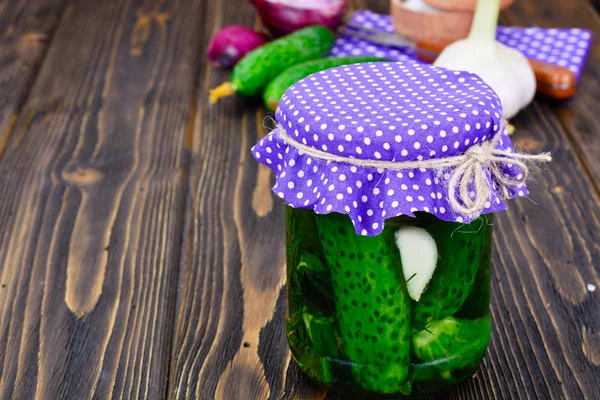 Cucumber in Marinade, Pickles — Stock Image Cucumber in Marinade, Pickles Stock Image