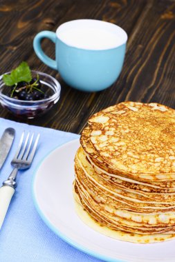 Lezzetli kek yığını