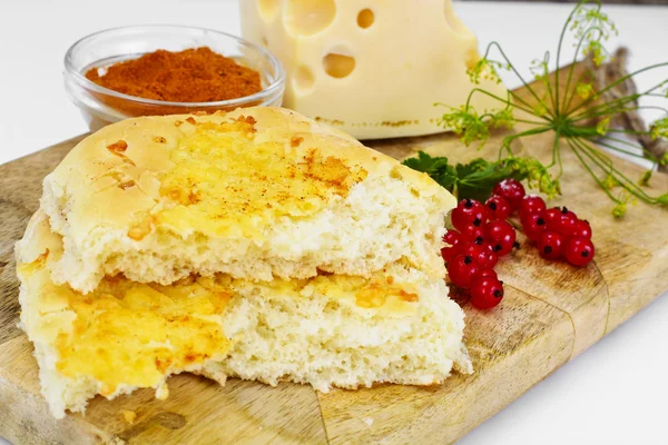 Gruziński danie narodowe ciasto z serem — Zdjęcie stockowe
