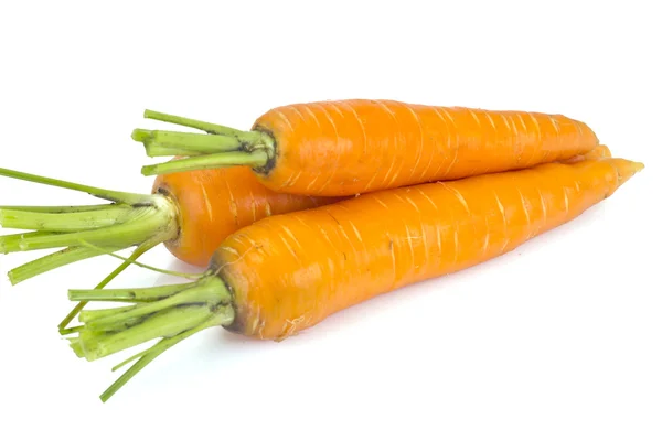 Cenouras de laranja suculentas frescas — Fotografia de Stock