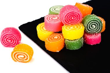 Tatlı meyve jöle şekerlenmiş