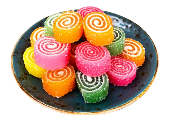 Sweet Candied Fruit Jelly — Stok Foto