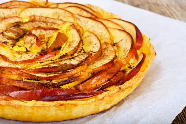 Französische Apfeltorte — Stockfoto