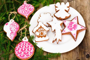 Gingerbread Cadılar Bayramı için. Komik tatil gıda