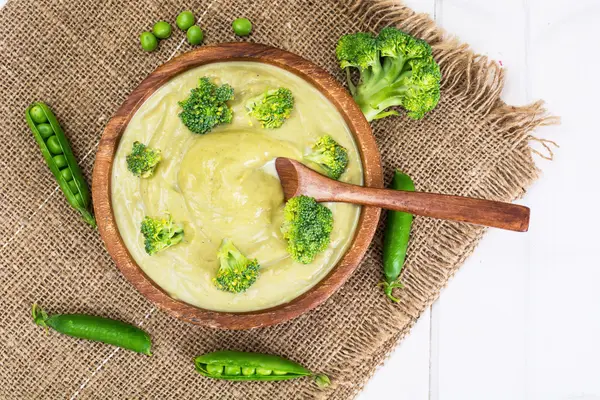 Brokolicová polévka — Stock fotografie