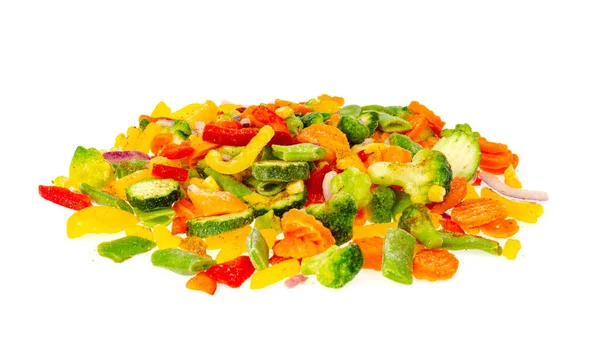 Mezcla Verduras Congeladas Picadas Alimentación Saludable Foto —  Fotos de Stock