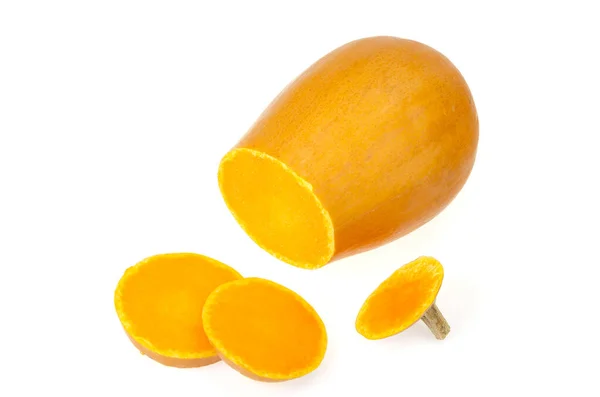 Ripe Orange Butternut Squash Chopped Studio Photo — Stock Photo, Image