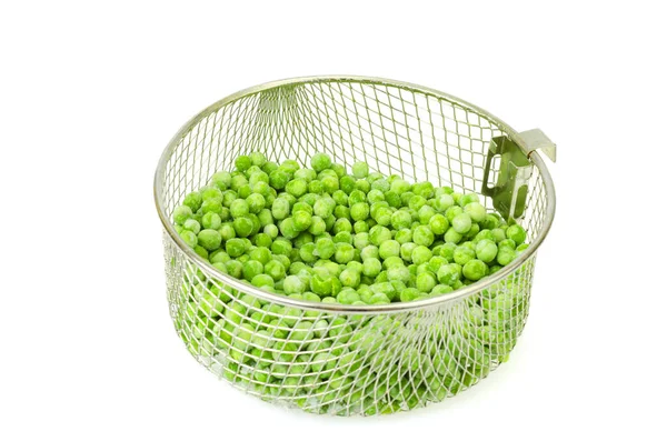 Préservation Des Vitamines Pois Verts Congelés Légumes Biologiques — Photo