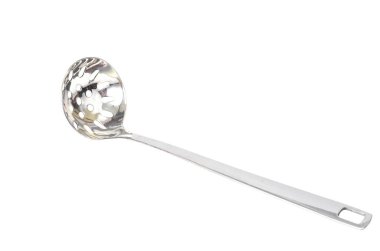 Mutfak gereçleri kaşığı slot makineleri, beyaz arka planda izole edilmiş kaşık. Stüdyo Fotoğrafı.