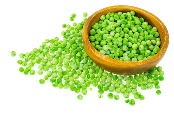 Preservation Vitamins Frozen Green Peas Organic Vegetables — Stock Photo, Image