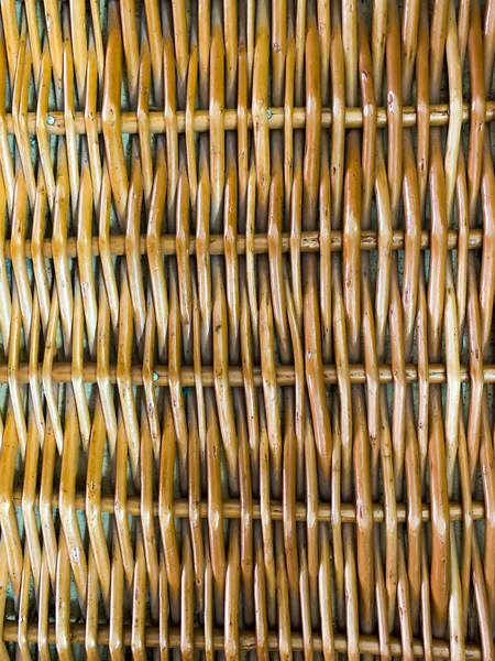 Wicker Surface Element Made Natural Rods Studio Photo — Stock Photo, Image