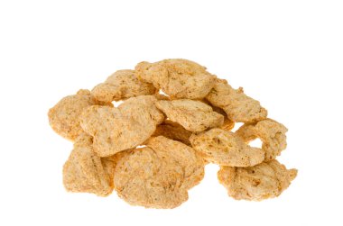 Beyaz arka planda çiğ susuz soya eti izole edilmiş. Stüdyo Fotoğrafı