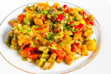 Sebze ile kabak yahnisi