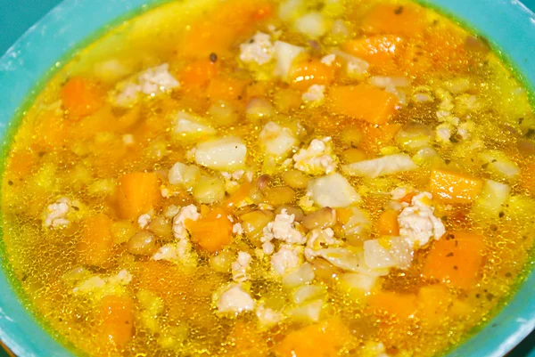 Sopa de abóbora cozinha dietética — Fotografia de Stock