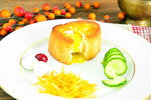 Diyet ve sağlıklı beslenme: Kahvaltı yumurta fondan baget ile