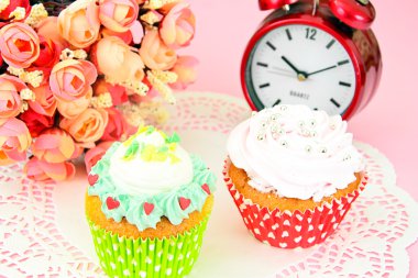 Pasta, kremalı Cupcake