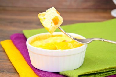 Sağlıklı diyet gıda: omlet.