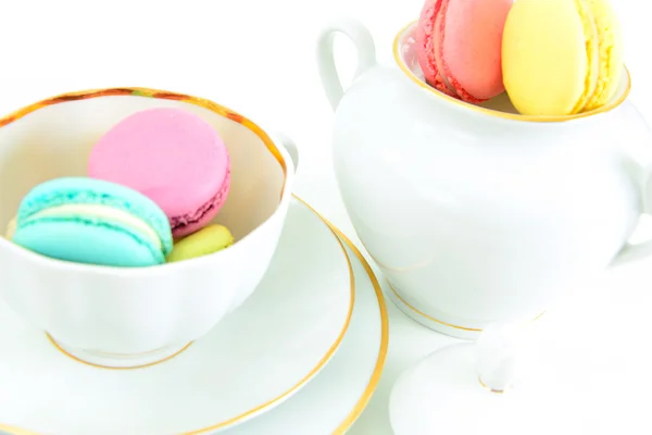 Sweet and Colourful French Macaroons — Stock Photo, Image